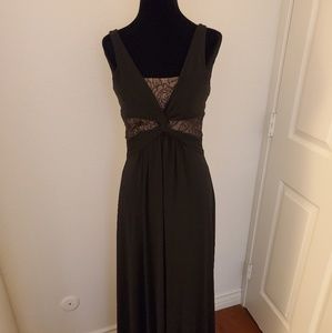 NWT BCBG MAXAZRIA Backless/ low back Black Gown XS
